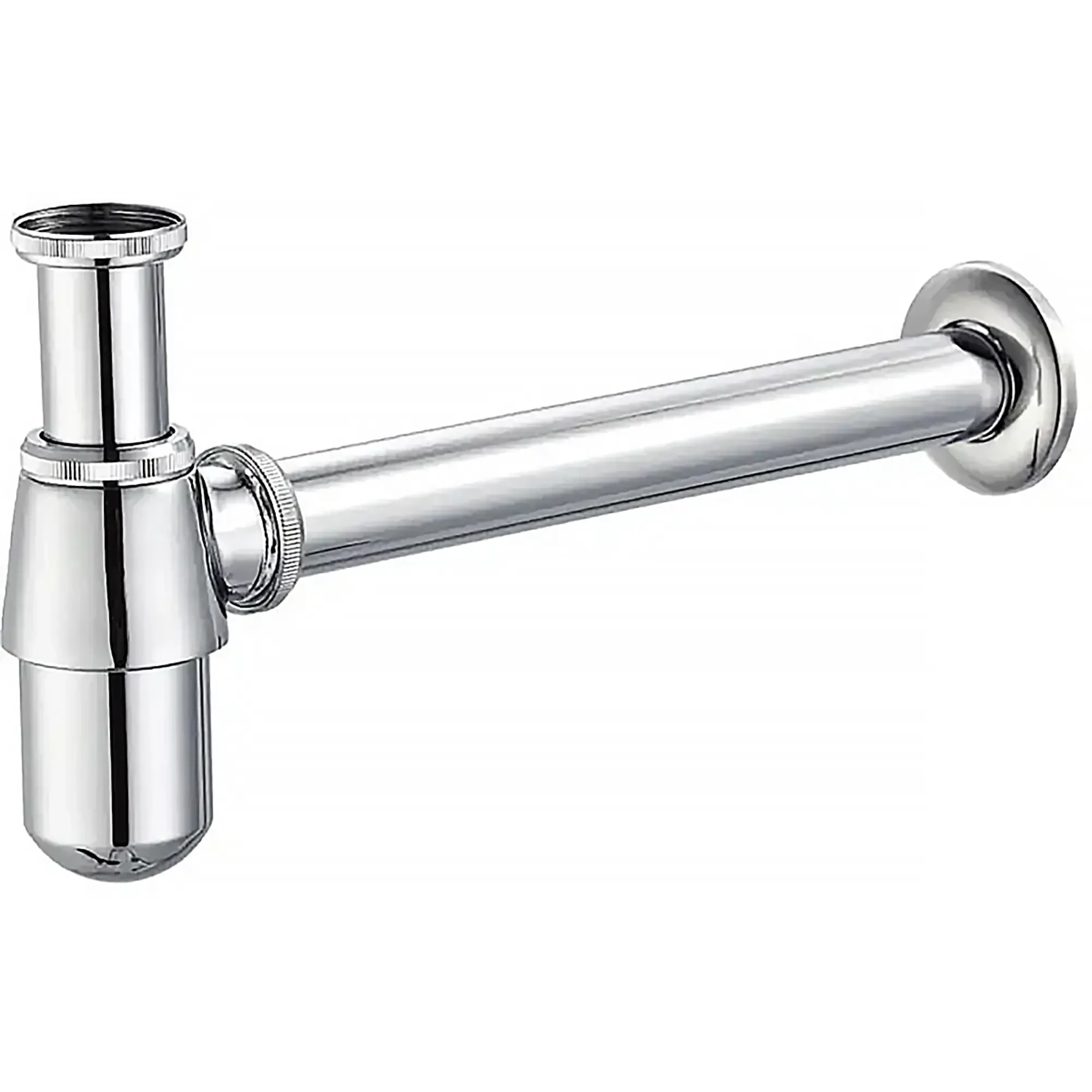 

Сифон Azario G 1 1/4 хром, латунь, овал, для умывальника (AZ-107-CHR)