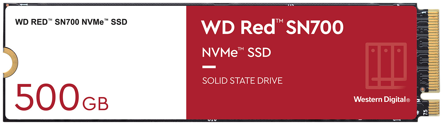 

SSD накопитель Western Digital RED M.2 2280 500GB (WDS500G1R0C)