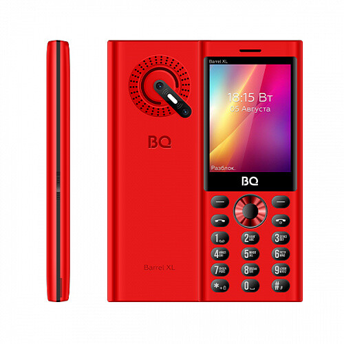 Телефон BQ 2832 Barrel XL Red/Black