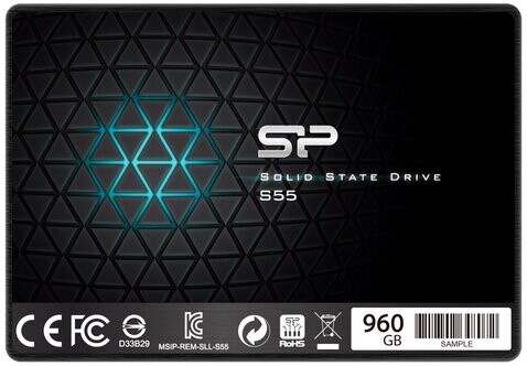 

SSD накопитель Silicon Power Slim S55 960Gb (SP960GBSS3S55S25)