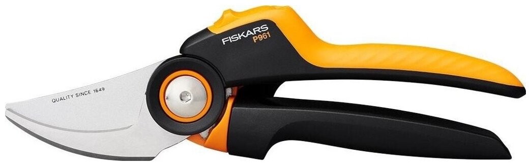 

Секатор Fiskars PowerGear P961 черный/оранжевый 1057175