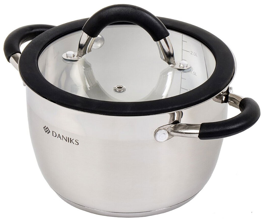

Кастрюля Daniks Орландо GS-01435-18CA 2.9л