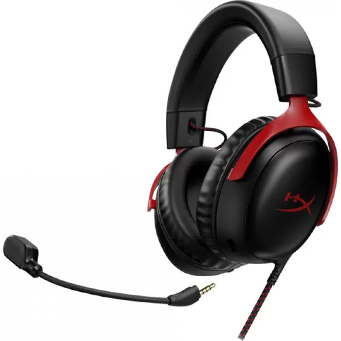 

Компьютерная гарнитура HyperX Cloud III черный/красный (727A9AA)