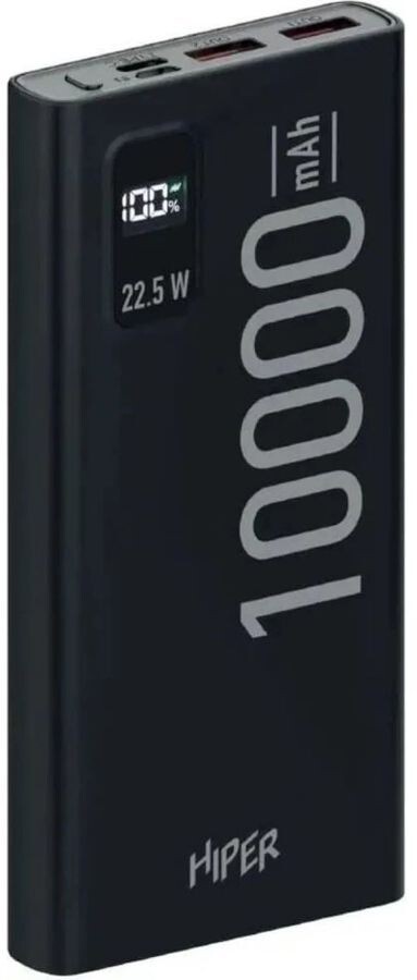 

Внешний аккумулятор Hiper CORE X Transparent 10000mAh черный