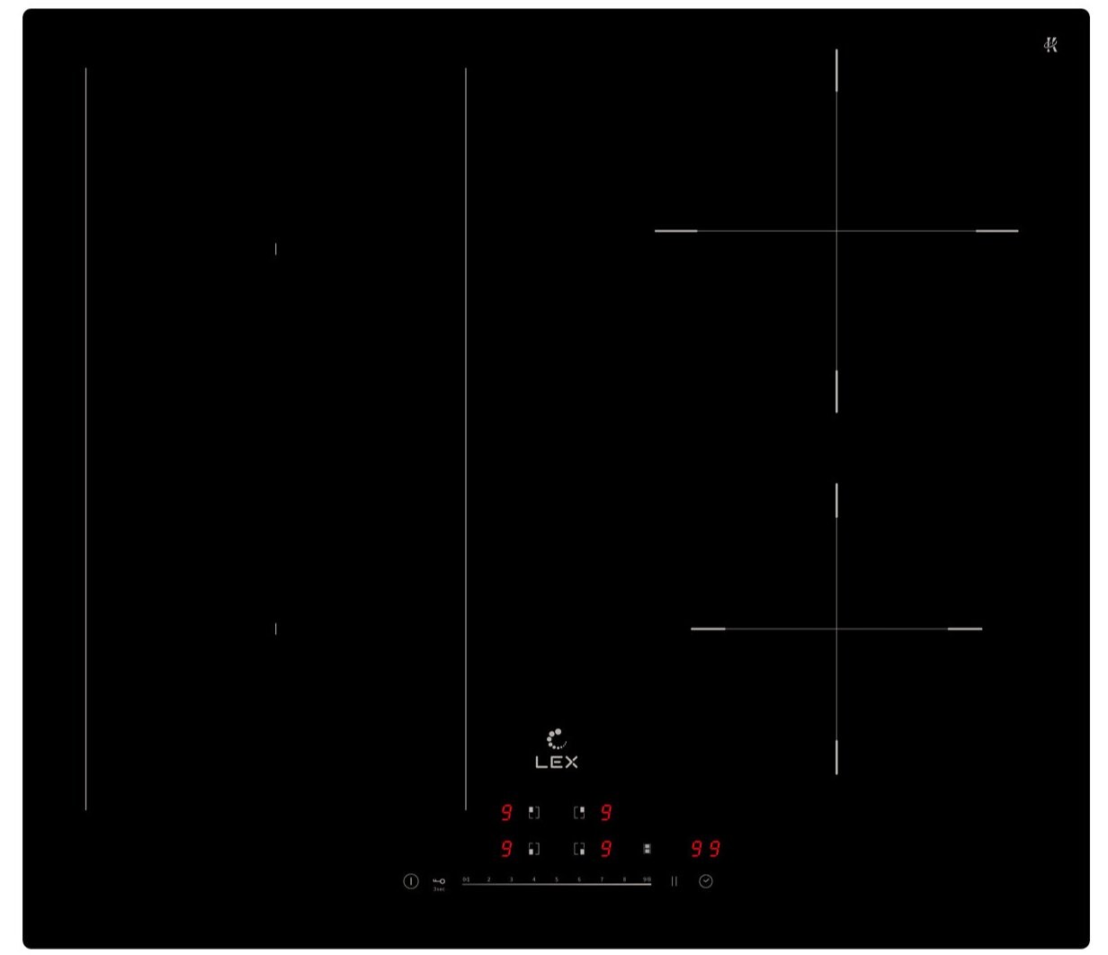 

Электрическая варочная панель LEX EVI 321A BL