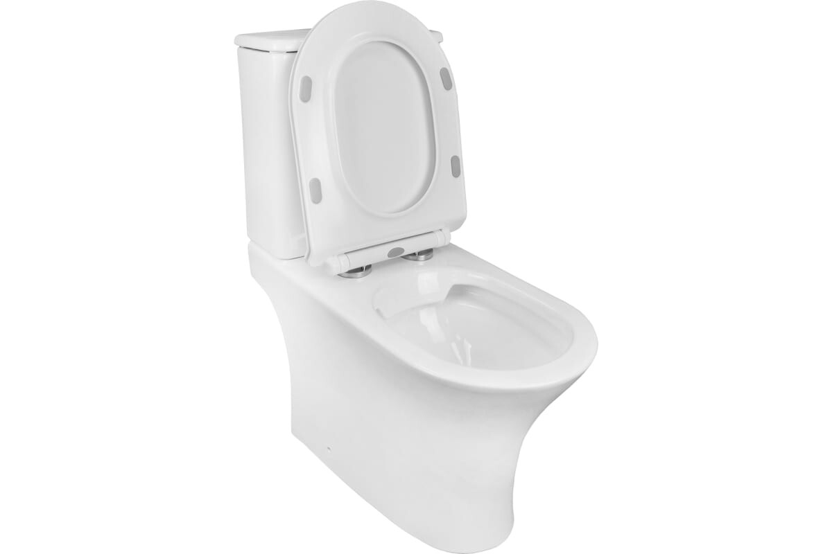 

Унитаз Azario FRETTA Square N безободковый c сиденьем м/лифт (AZ-1038A N)