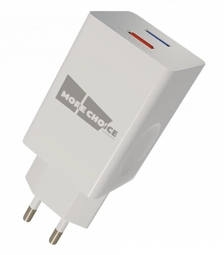 

Сетевое зарядное устройство More choice NC55QCm White (4627151195124)