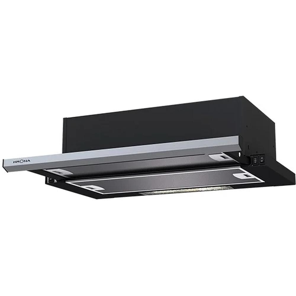 

Встраиваемая вытяжка Krona Kamilla slim 600 black/inox (2 мотора)