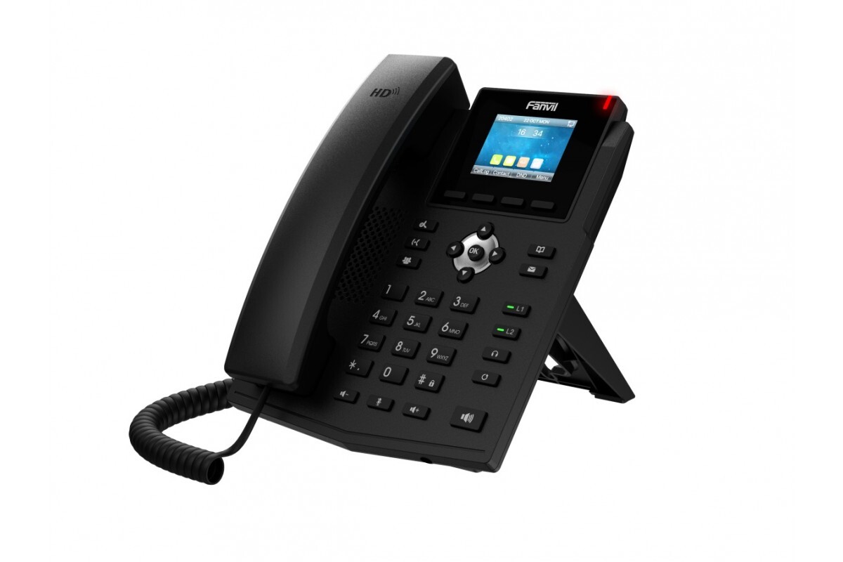 

VoIP-телефон Fanvil X3SW черный