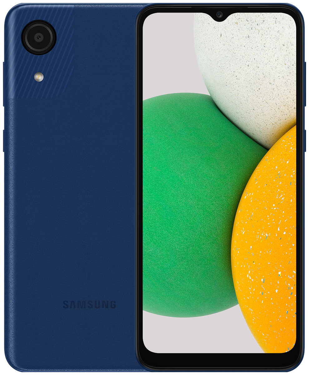 

Телефон Samsung Galaxy A03 3/32Gb Blue (SM-A035)