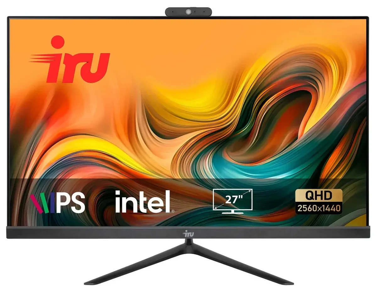 

Моноблок IRU Office 27IH5P2K i5 11400 (2.6) 16Gb SSD256Gb UHDG 730 CR Free DOS GbitEth черный (1865028)