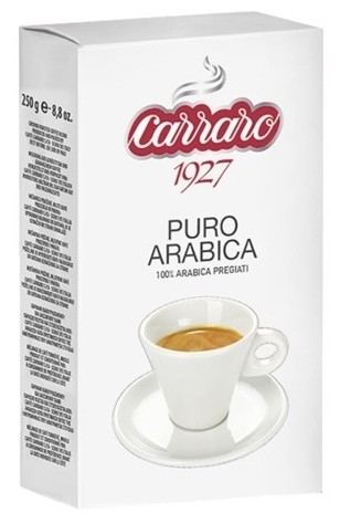 

Кофе CARRARO Arabica 100% 250гр (молотый)