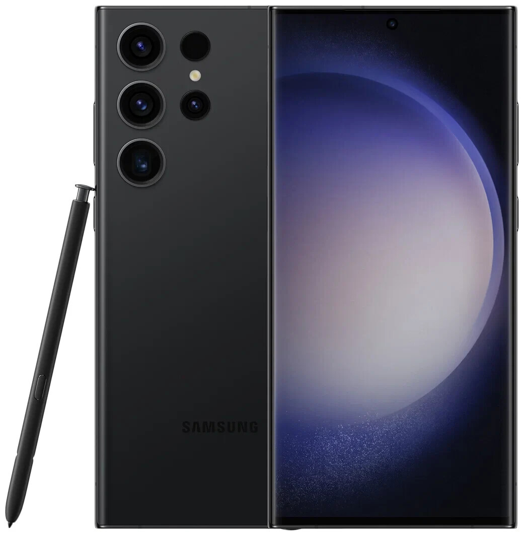 

Телефон Samsung Galaxy S23 Ultra 5G 12Gb/1Tb черный (SM-S918B)