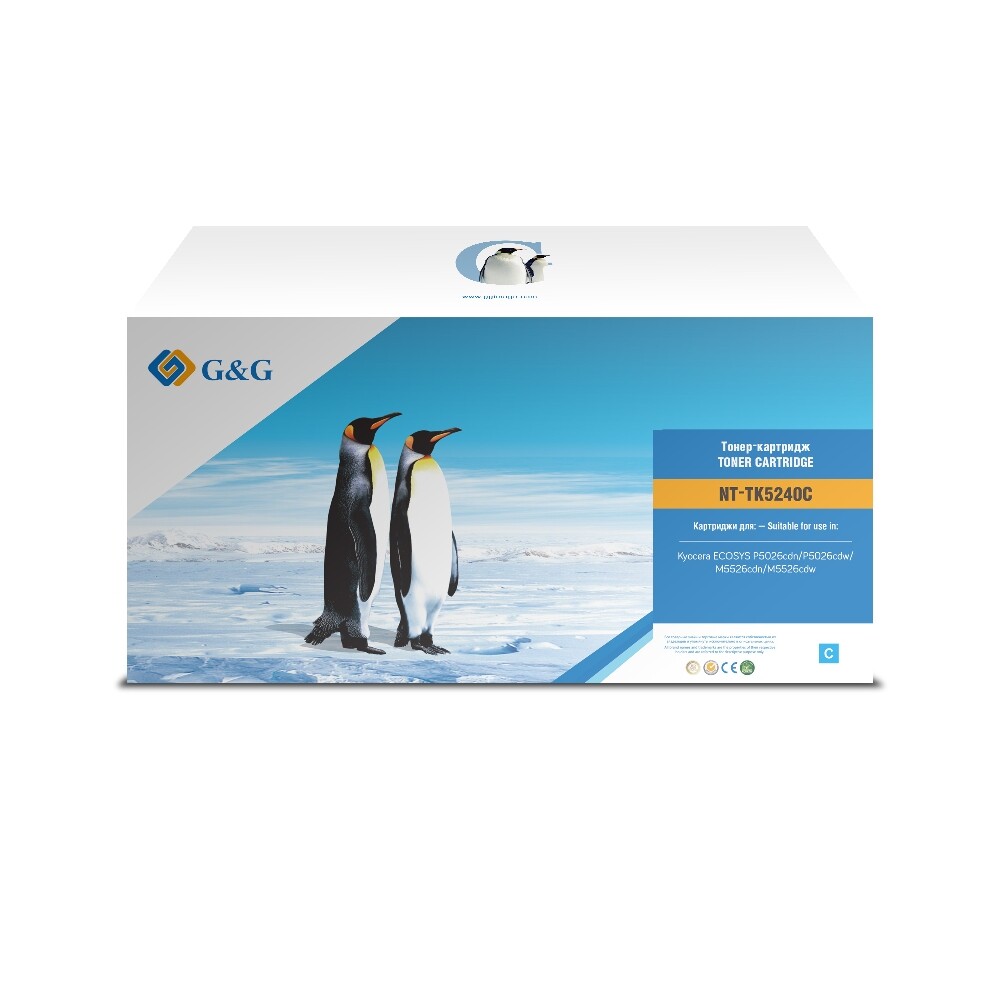 

Картридж G&G GG-TK5240C голубой