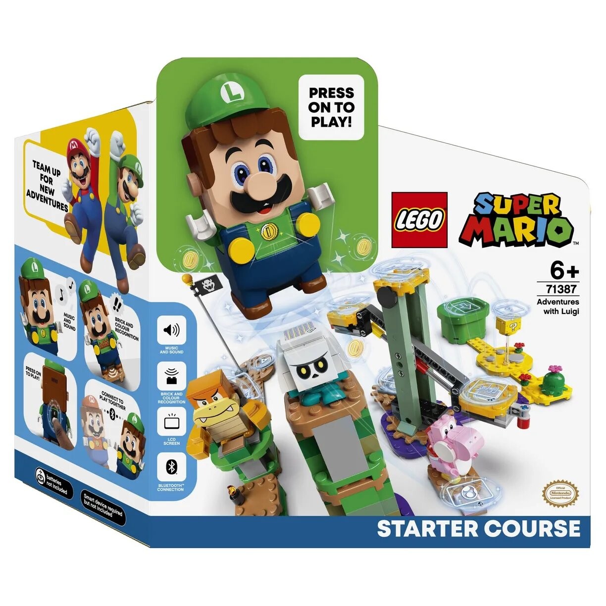 

Конструктор Lego Super Mario Стартовый набор Приключения вместе с Луиджи (71387)