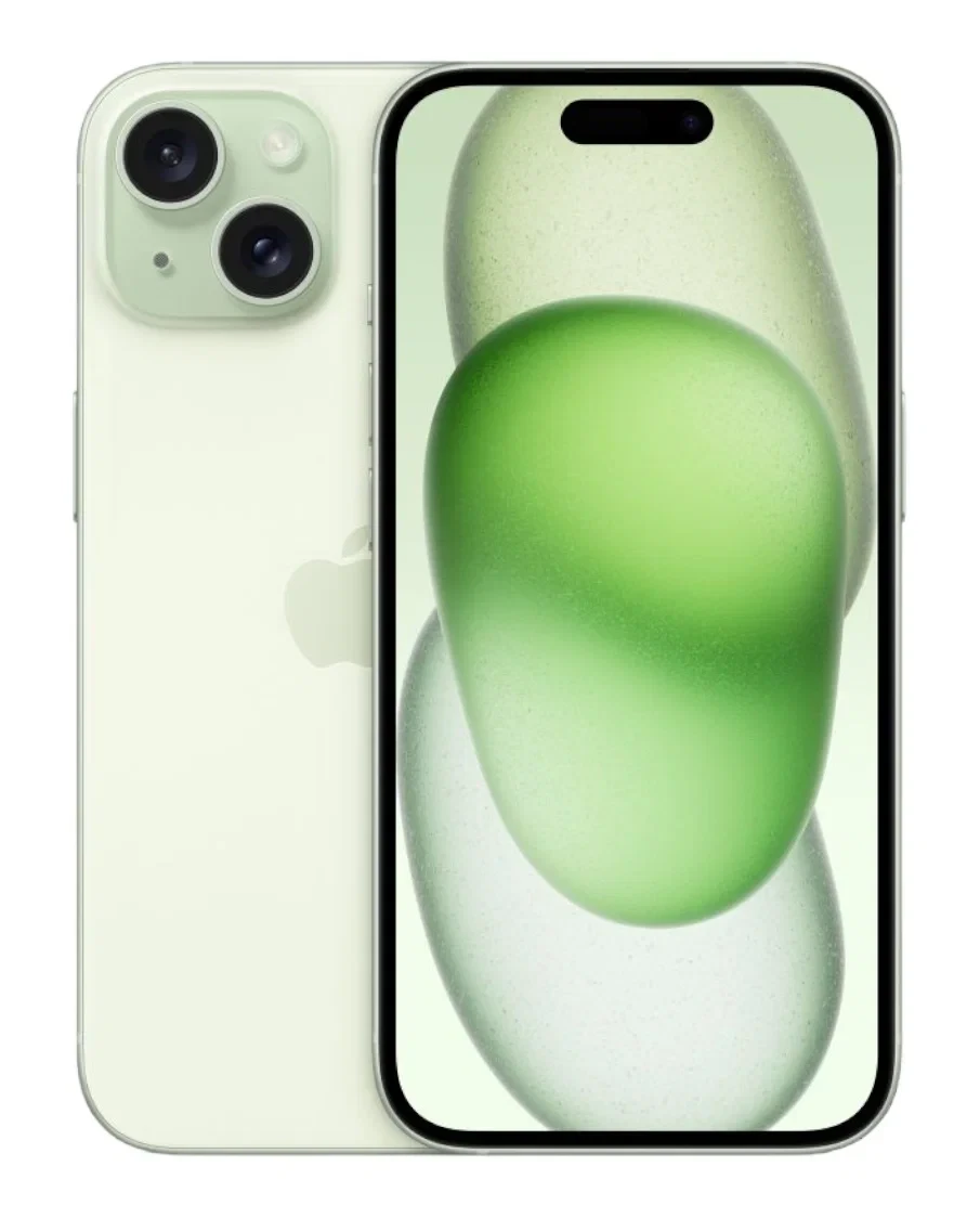 Телефон Apple iPhone 15 (A3090) 128Gb зеленый (MTP53HN/A)