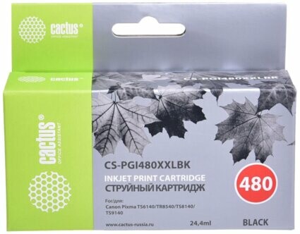 

Картридж Cactus CS-PGI480XXLBK черный