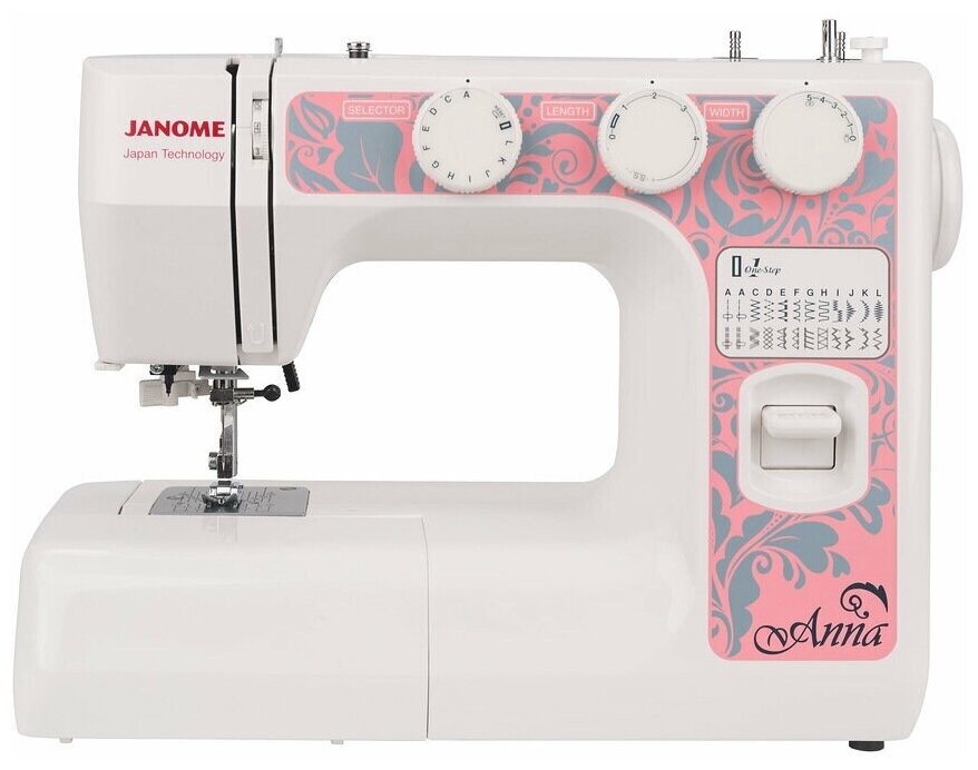

Швейная машина Janome Anna белый/рисунок