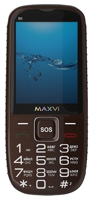 

Телефон Maxvi B9 brown