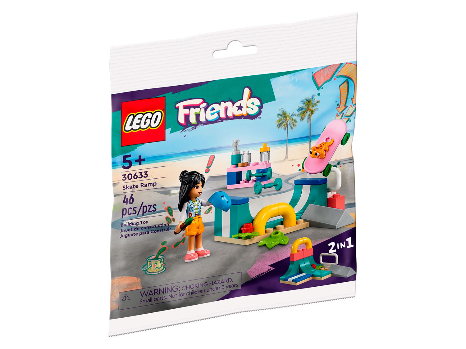 

Конструктор LEGO Friends Скейт-рампа (30633)