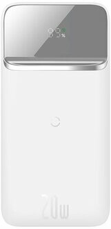 

Внешний аккумулятор Baseus Magnetic wireless quick charging 10000mAh 20W White (PPMT-02)