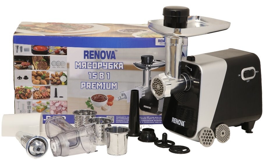 

Мясорубка RENOVA MG260-R1BP