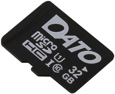 

Карта памяти Dato microSDHC 32Gb Class10 (DTTF032GUIC10) w/o adapter
