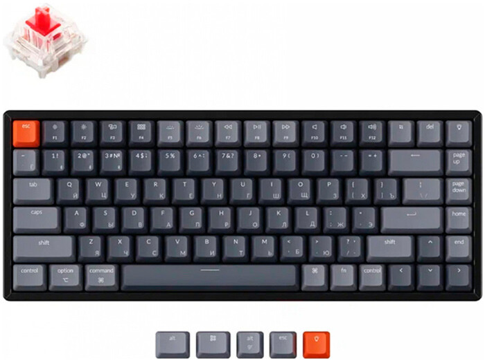 

Клавиатура Keychron K2 Gateron Red Switch (K2-C1H)