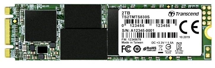 

SSD накопитель Transcend 2TB M.2 2280 (TS2TMTS830S)