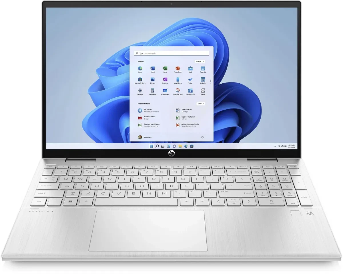 

Ноутбук HP Pavilion x360 15-er1014ci Win 11 Home silver (78W15EA)