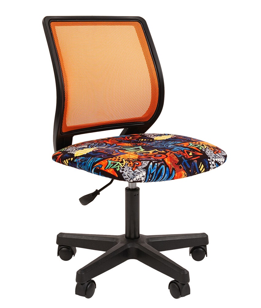 

Кресло Chairman Kids 112 ткань CRAZY/TW-66 черный пластик