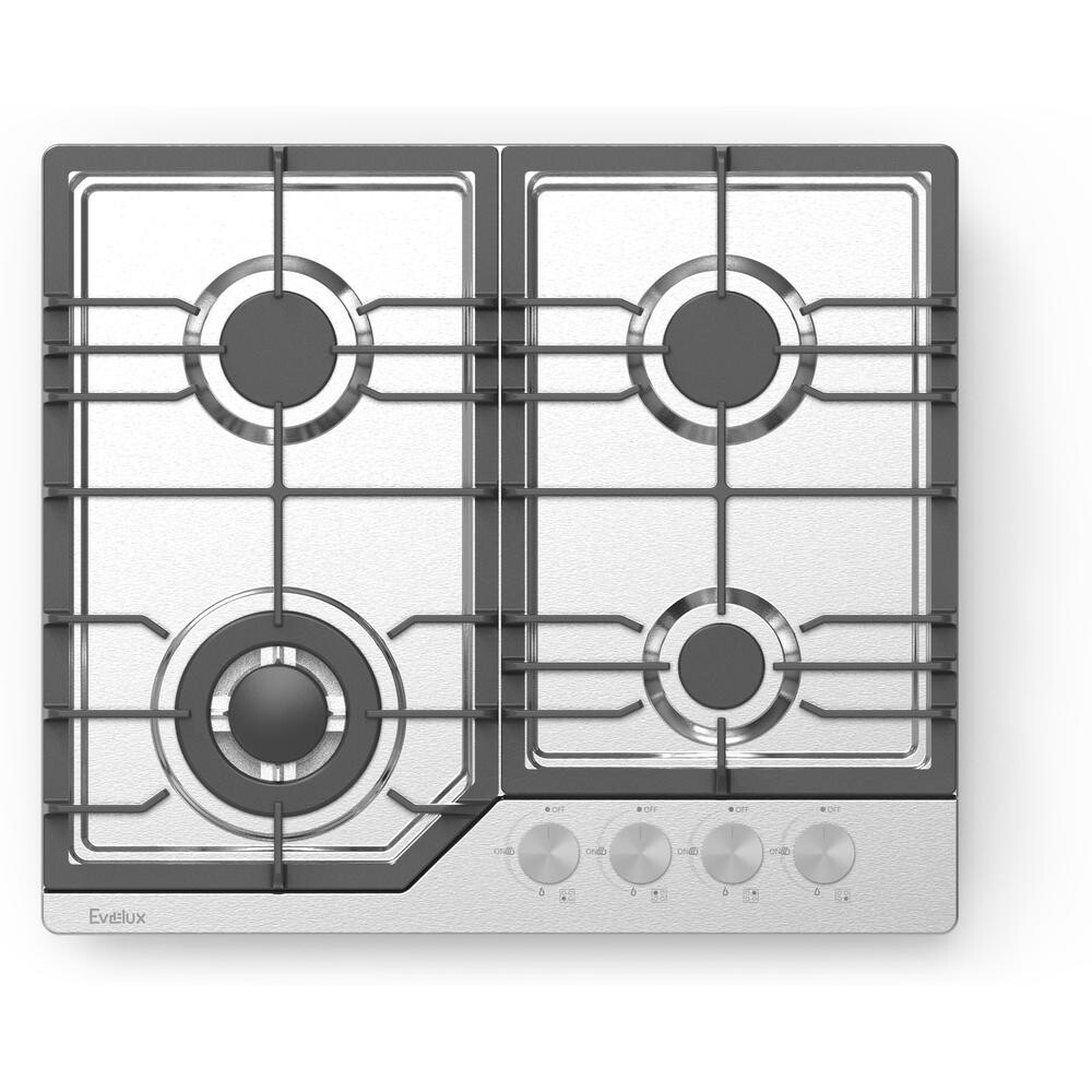 Газовая варочная панель EVELUX HEG 638 X