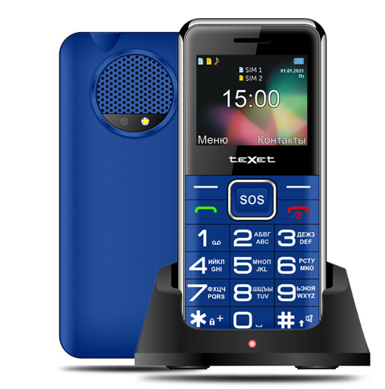 

Телефон TeXet TM-B319 синий