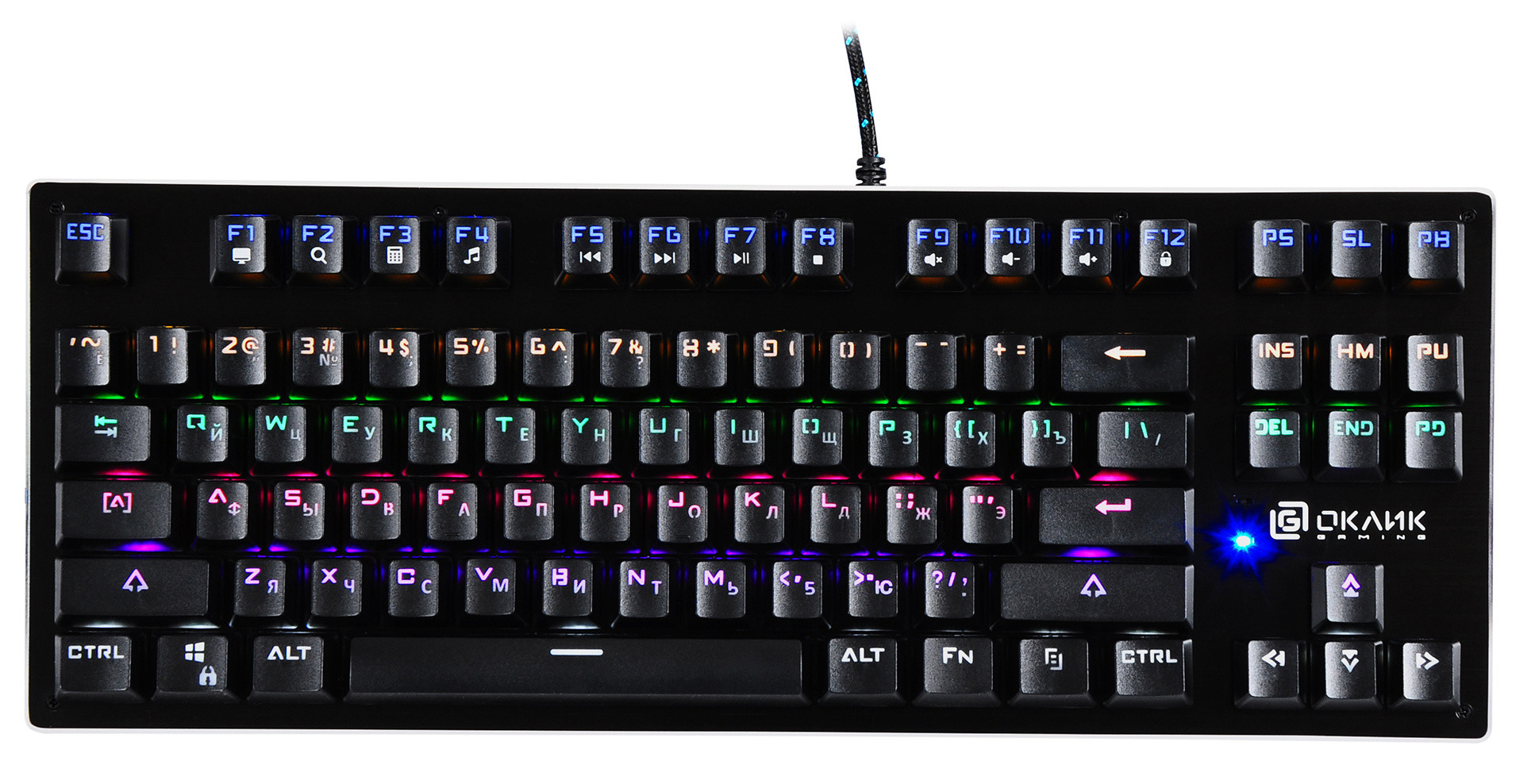

Клавиатура Oklick 967G Dark Force USB черный