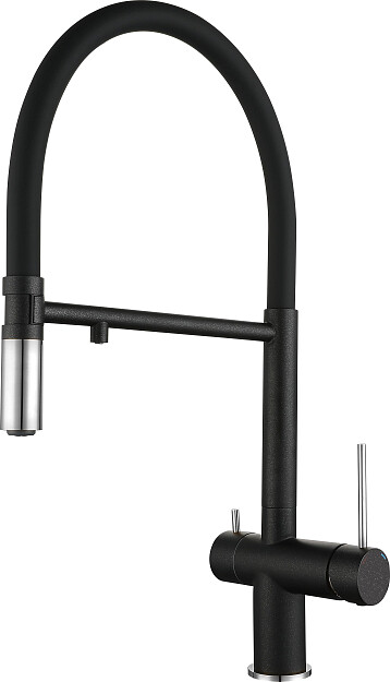 

Смеситель для кухни Rivelato Adria 1523517 antracite cromo
