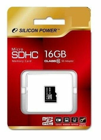 

Карта памяти Silicon Power microSDHC 16ГБ Class 10 (SP016GBSTH010V10)