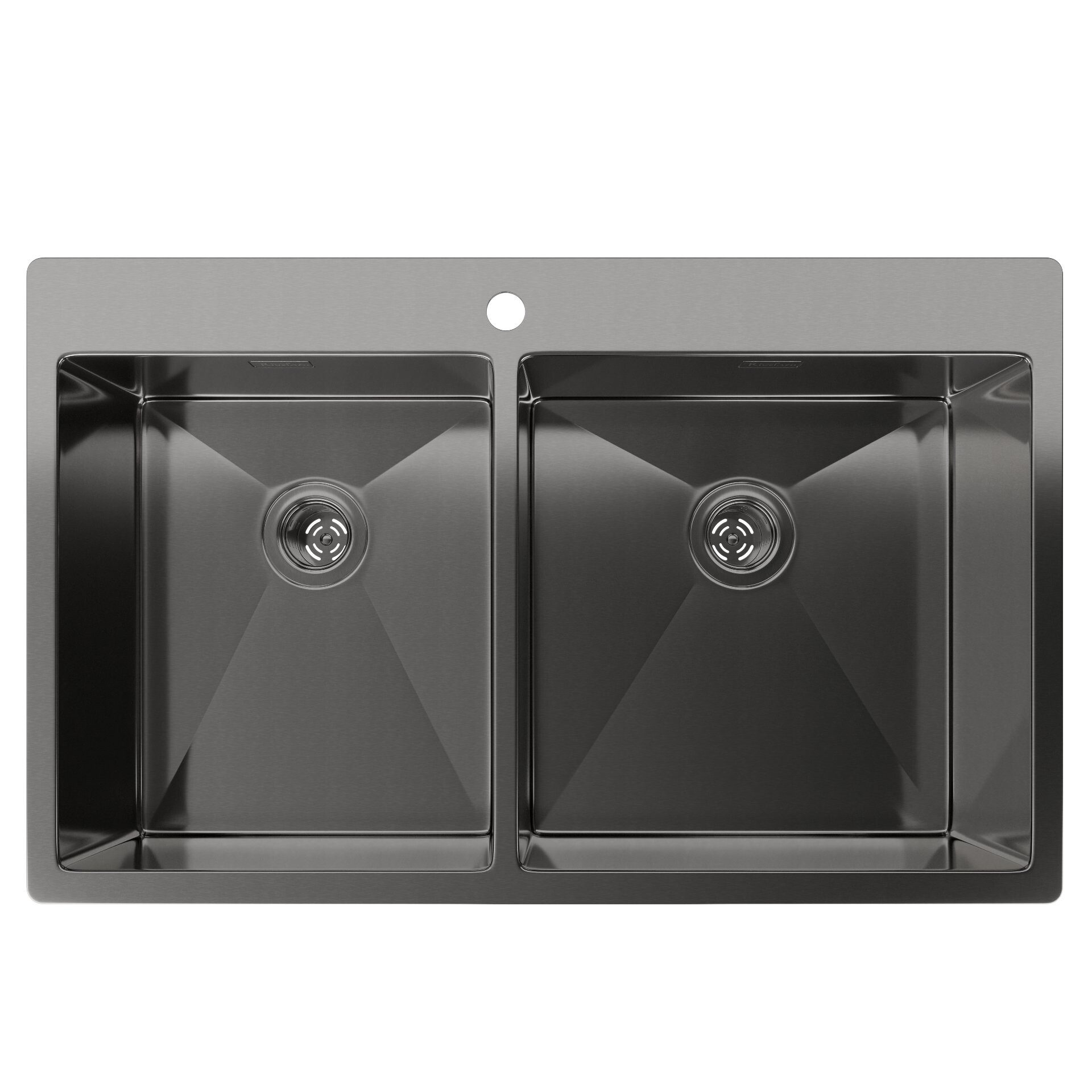 

Кухонная мойка Rivelato Rinox 7450 2В PVD black