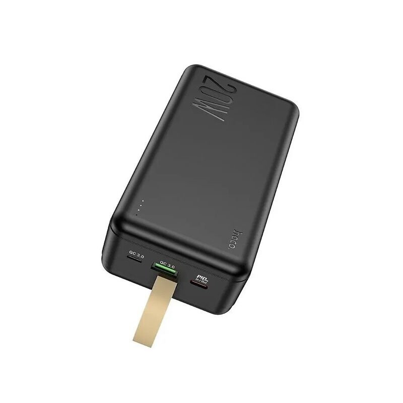 

Внешний аккумулятор Hoco J87B Tacker PD20W+QC3.0 30000mAh черный