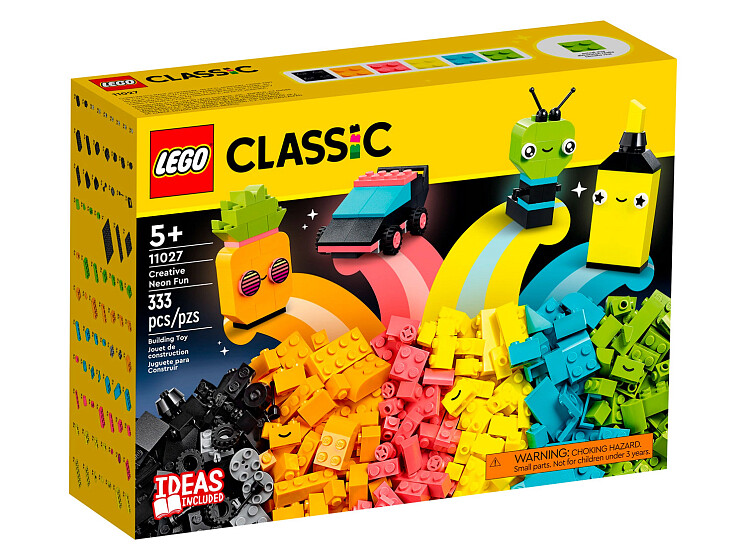 

Конструктор Lego Classic Творческое неоновое веселье (11027)