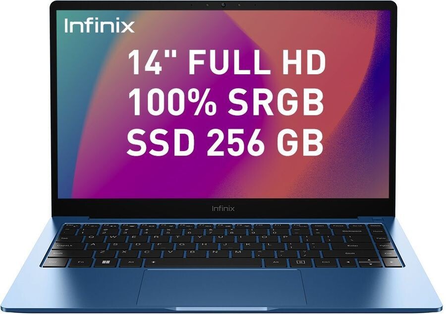 

Ноутбук Infinix InBook X2 XL23/Core i3 1115G4/8Gb/256Gb/14FHD/Win11 синий