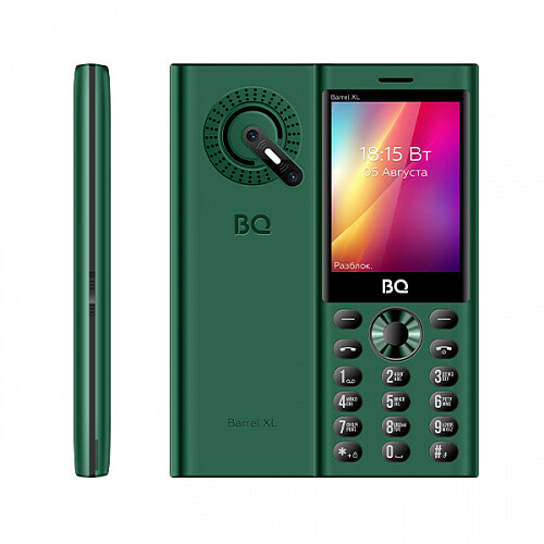 

Телефон BQ 2832 Barrel XL Green/Black