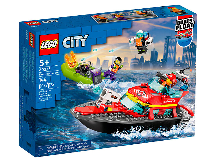 

Конструктор Lego City Пожарная спасательная лодка (60373)