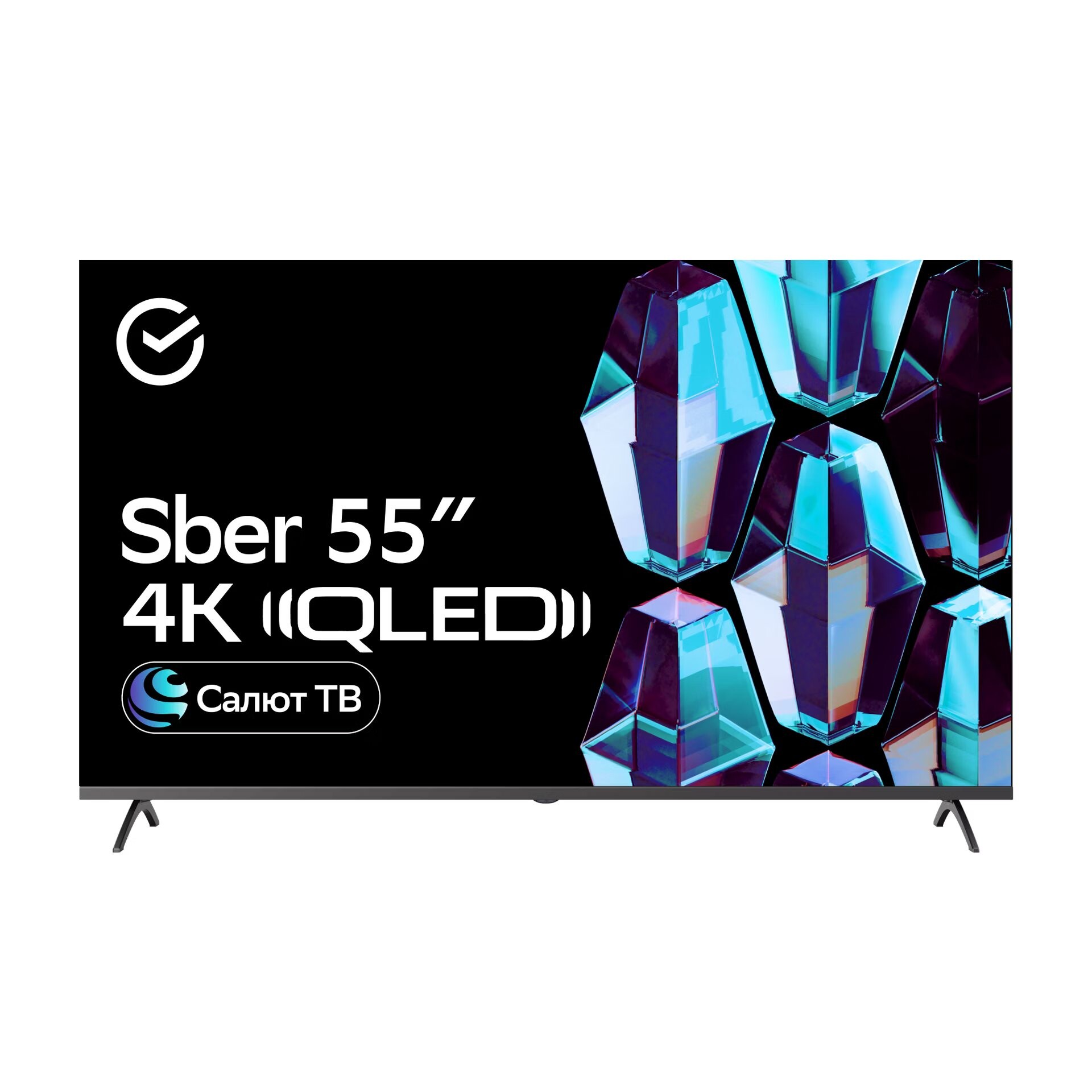 Телевизор Sber SDX-55UQ5235 титан