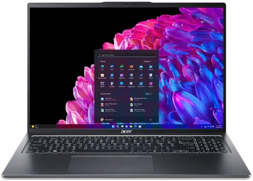 Ноутбук Acer SWIFT GO SFG16-72-709R CU7-155H 16GB/1TB W11H (NX.KSHCD.002)