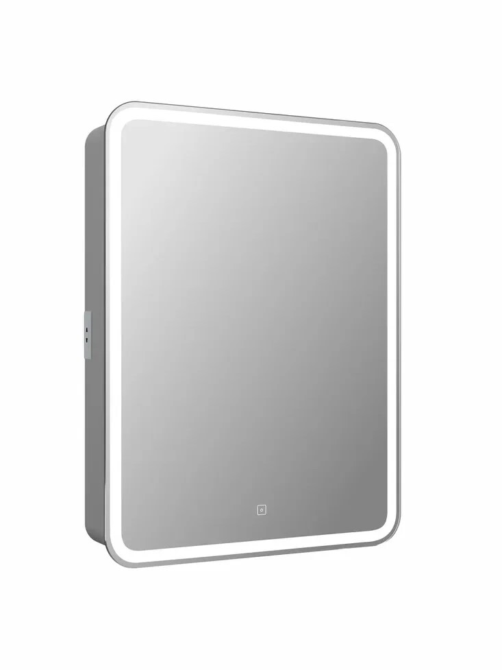 

Шкаф с зеркалом Continent Elliott LED 550х800мм правый с розеткой (МВК016)