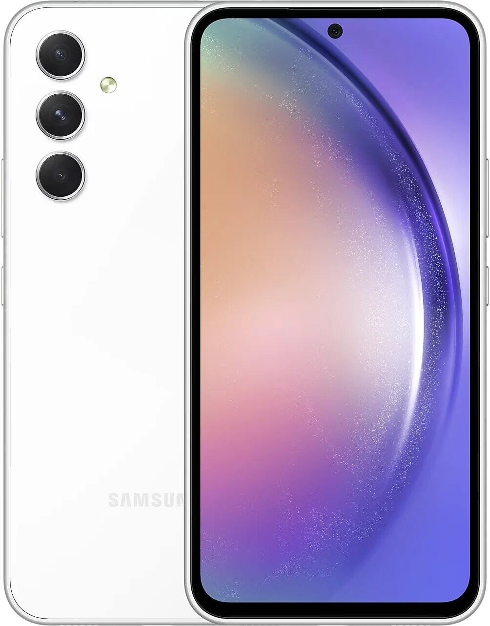 

Телефон Samsung Galaxy A54 5G 6/128Gb белый (SM-A546EZWACAU)