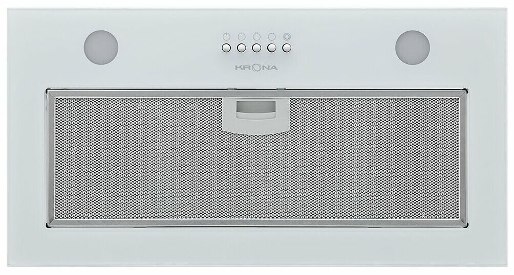 

Встраиваемая вытяжка Krona LUISA 600 GLASS WHITE PB