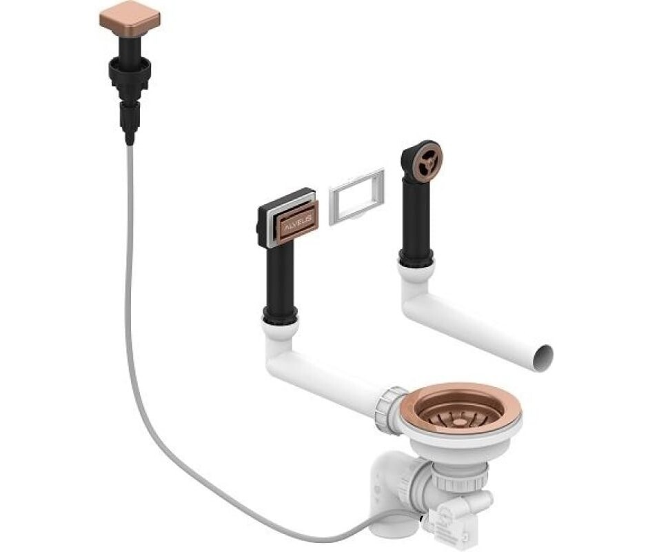 

Сифон Alveus POP UP COPPER с рамкой и заглушкой (1144851)