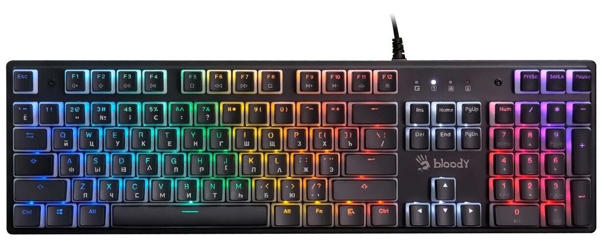 

Клавиатура A4Tech Bloody S510NP черный USB