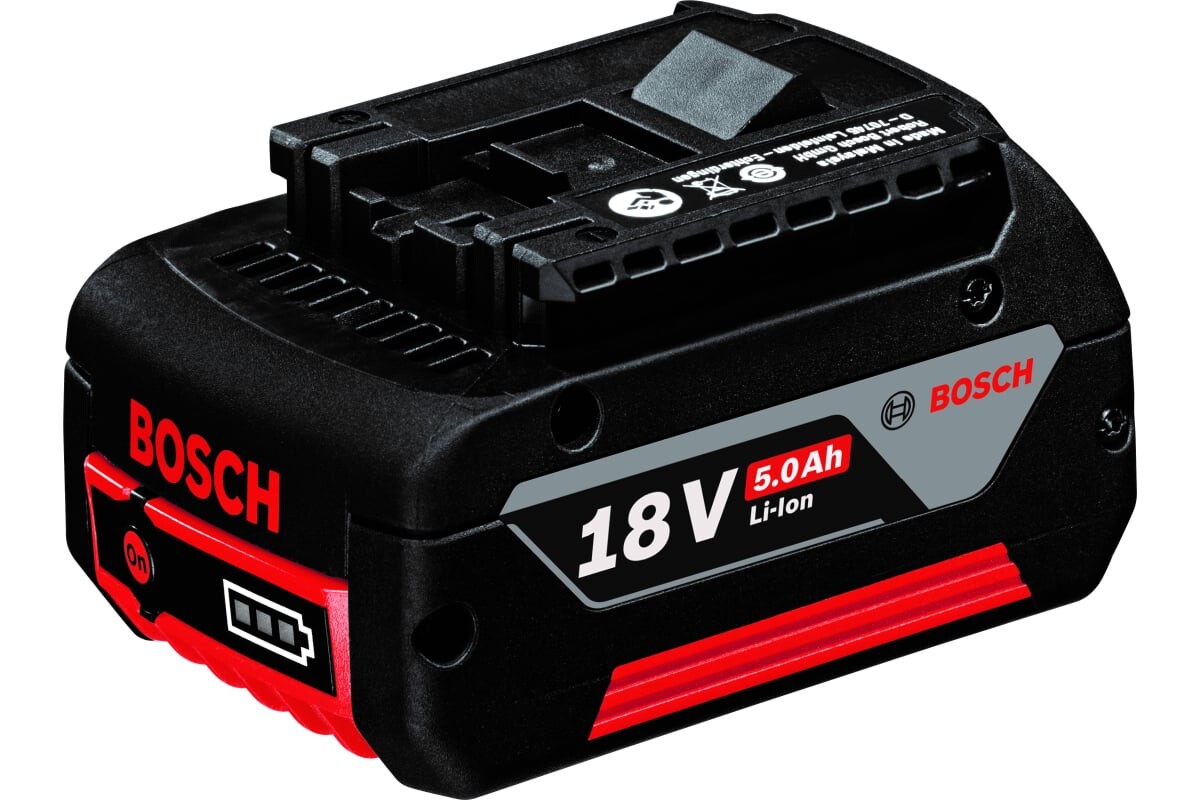 

Аккумулятор Bosch 18В 5Ач Li-Ion (1600A001Z9)